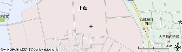 新潟県上越市上島周辺の地図