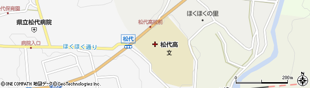 新潟県立松代高等学校周辺の地図