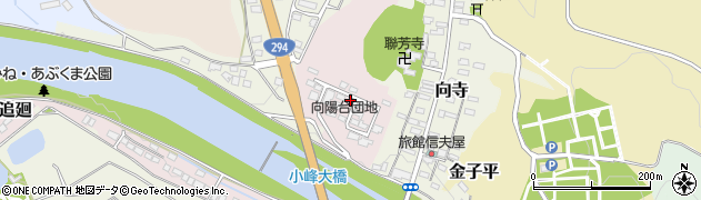 福島県白河市薄葉周辺の地図