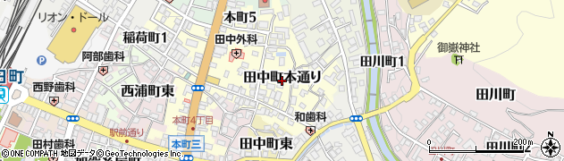 新潟県十日町市田中町本通り周辺の地図
