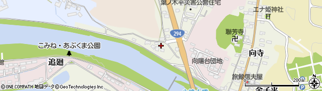 福島県白河市葉ノ木平177周辺の地図