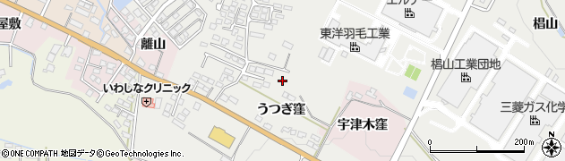 福島県西郷村（西白河郡）米（うつぎ窪）周辺の地図