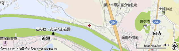 福島県白河市葉ノ木平184周辺の地図
