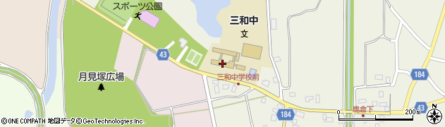 上越市立三和中学校周辺の地図
