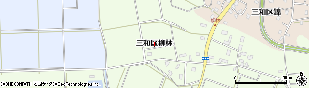 新潟県上越市三和区柳林周辺の地図