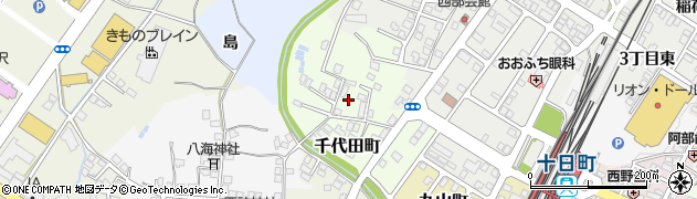 新潟県十日町市千代田町周辺の地図