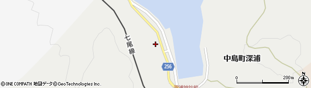 石川県七尾市中島町深浦（ヨ）周辺の地図