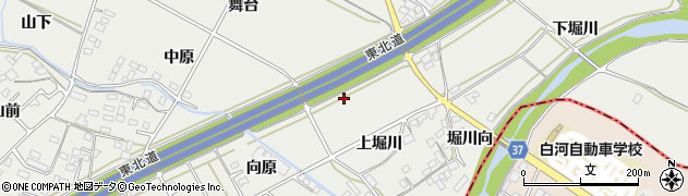 福島県西郷村（西白河郡）米（上堀川）周辺の地図
