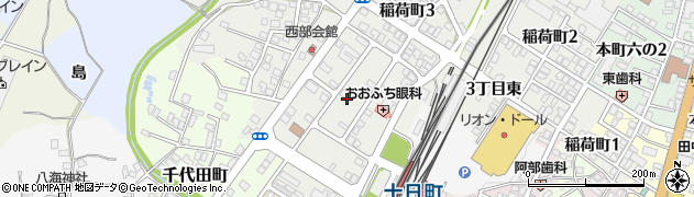 新潟県十日町市稲荷町（３丁目南）周辺の地図