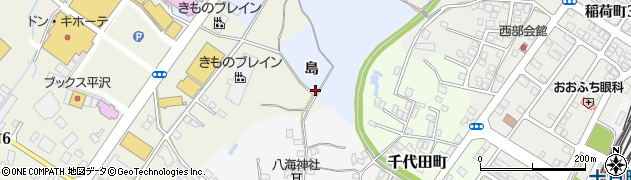 新潟県十日町市島周辺の地図