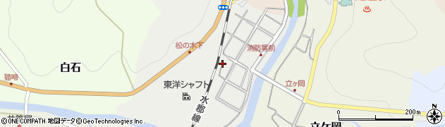 福島県石川町（石川郡）松木下周辺の地図