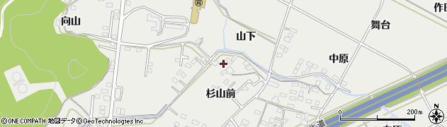 福島県西白河郡西郷村米山下周辺の地図