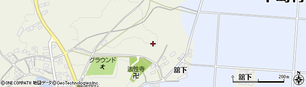 福島県中島村（西白河郡）二子塚（舘山）周辺の地図