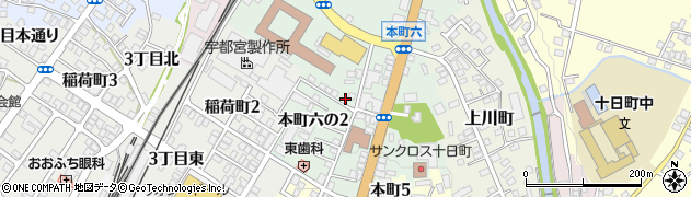 新潟県十日町市宇都宮周辺の地図