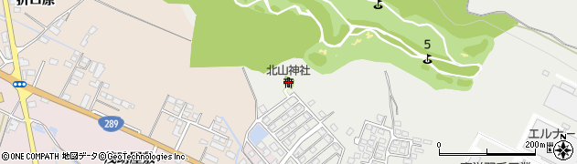 北山神社周辺の地図
