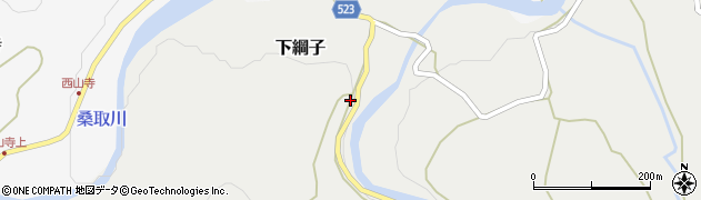 新潟県上越市下綱子171周辺の地図