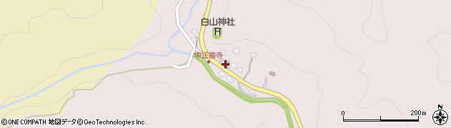 新潟県上越市中正善寺周辺の地図