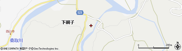 新潟県上越市下綱子141周辺の地図