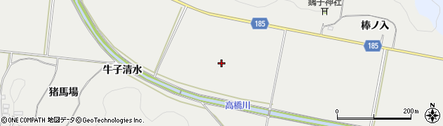 福島県白河市萱根（鳥子前）周辺の地図