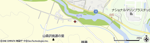 福島県石川郡石川町沢井川井41周辺の地図