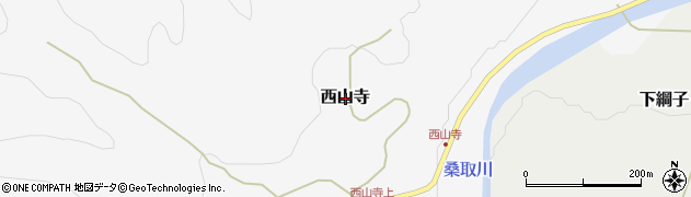 新潟県上越市西山寺周辺の地図