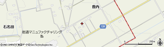 福島県泉崎村（西白河郡）関和久（豊内）周辺の地図