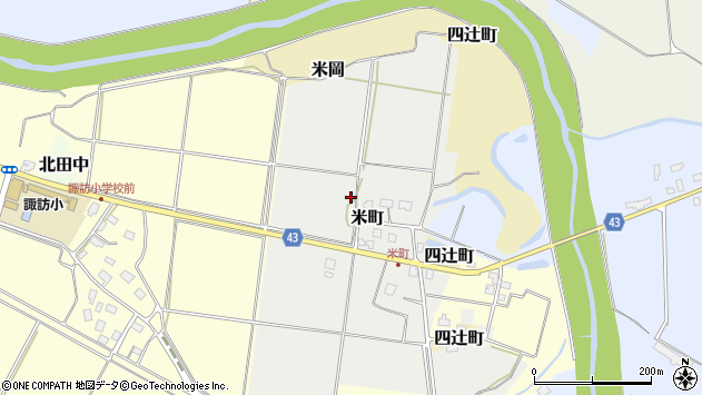 〒943-0202 新潟県上越市米町の地図