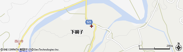 新潟県上越市下綱子101周辺の地図
