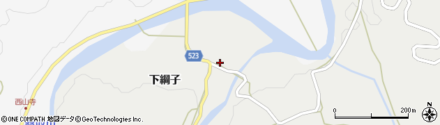 新潟県上越市下綱子97周辺の地図