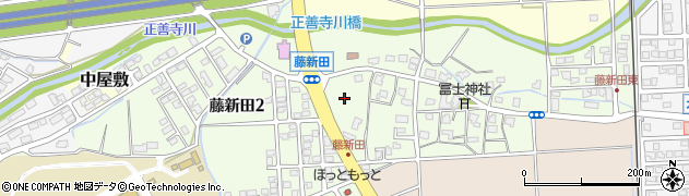 新潟県上越市藤新田周辺の地図