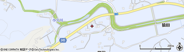 福島県いわき市大久町小久（下蔵内）周辺の地図