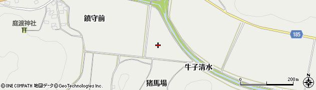 福島県白河市萱根（向谷地）周辺の地図