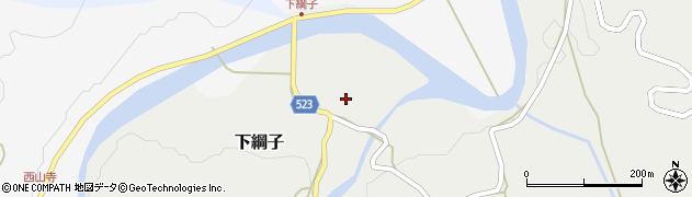 新潟県上越市下綱子706周辺の地図