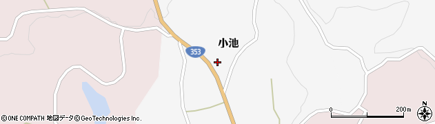 新潟県十日町市小池周辺の地図