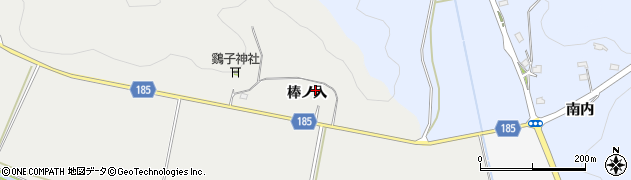 福島県白河市萱根（棒ノ入）周辺の地図