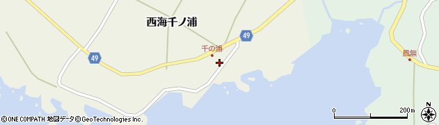 石川県志賀町（羽咋郡）西海千ノ浦（ロ）周辺の地図