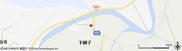 新潟県上越市下綱子59周辺の地図