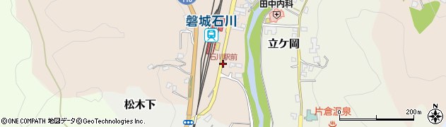 石川駅前周辺の地図