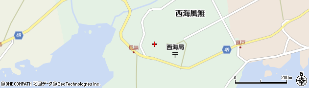 石川県羽咋郡志賀町西海風無ヘ15周辺の地図