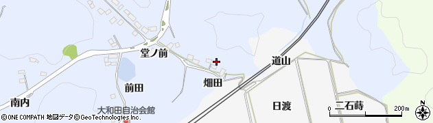 福島県白河市大和田（桑沢）周辺の地図