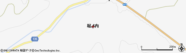 福島県いわき市三和町下市萱堀ノ内周辺の地図