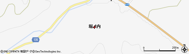 福島県いわき市三和町下市萱（堀ノ内）周辺の地図
