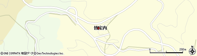 福島県石川町（石川郡）中田（皆宝内）周辺の地図