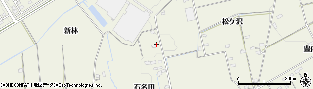福島県西白河郡泉崎村関和久石名田周辺の地図