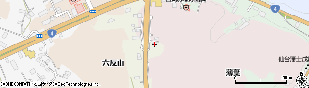 福島県白河市葉ノ木平4周辺の地図