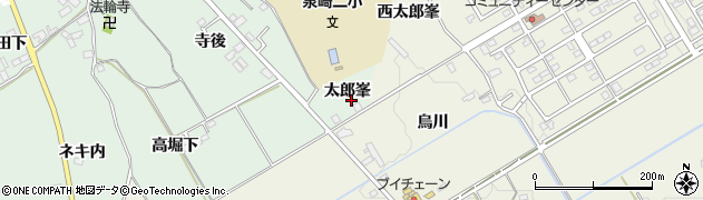 福島県泉崎村（西白河郡）北平山（太郎峯）周辺の地図