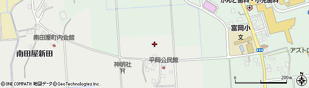 新潟県上越市平岡周辺の地図