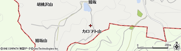 福島県泉崎村（西白河郡）泉崎（カロヲト山）周辺の地図