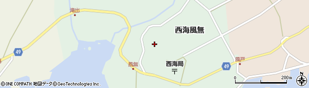 石川県志賀町（羽咋郡）西海風無（ホ）周辺の地図
