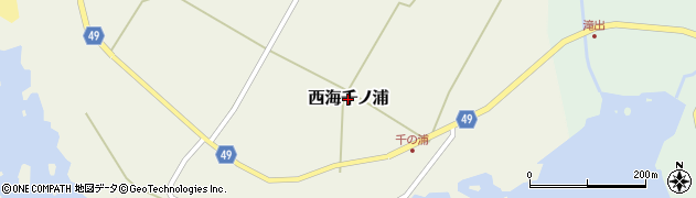 石川県志賀町（羽咋郡）西海千ノ浦周辺の地図